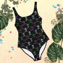 Load image into Gallery viewer, Footprint One-Piece Swimsuit
