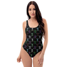 Load image into Gallery viewer, Footprint One-Piece Swimsuit
