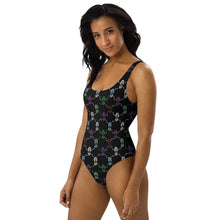 Load image into Gallery viewer, Footprint One-Piece Swimsuit
