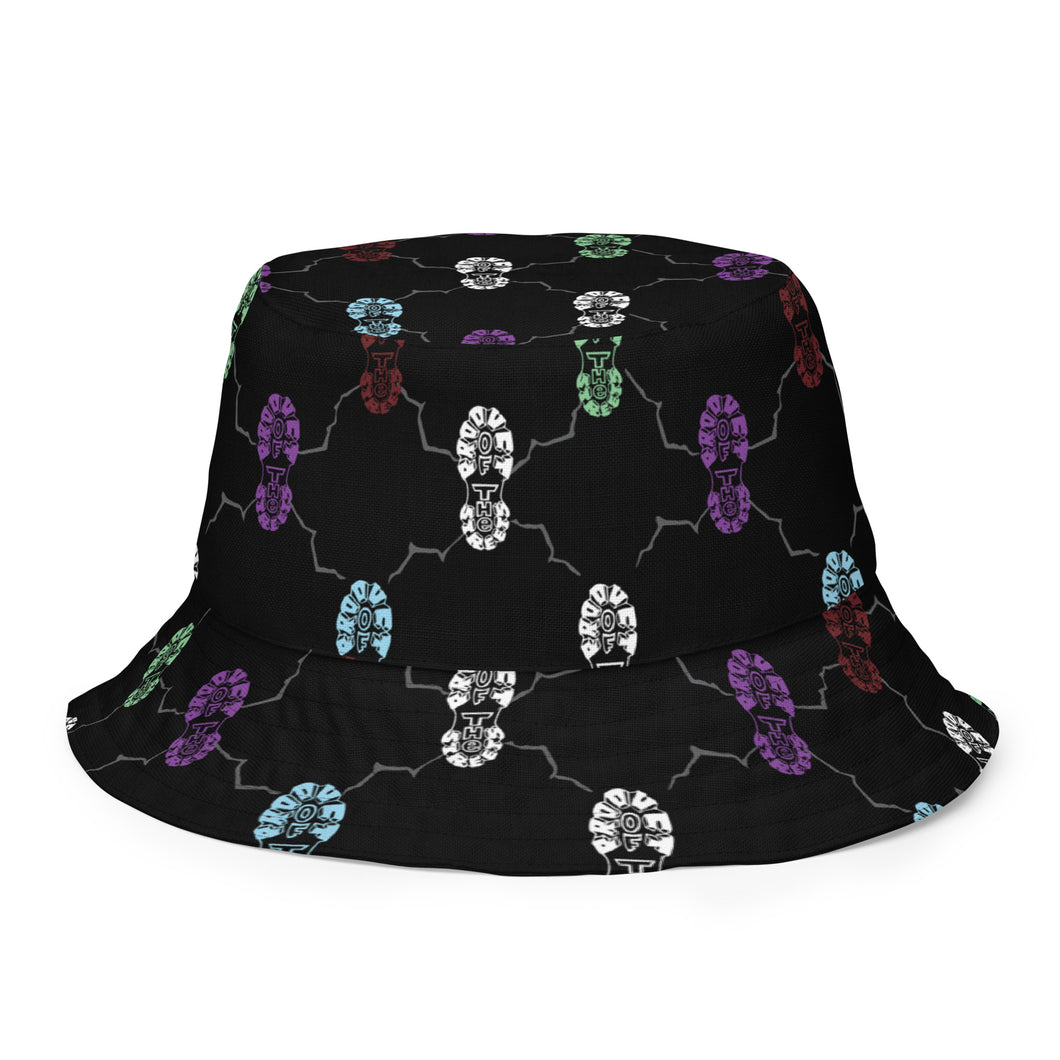 All-Over/Barbed Wire Reversible Bucket Hat