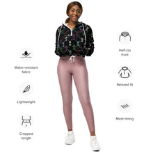 Load image into Gallery viewer, Women’s All Over Cropped Windbreaker
